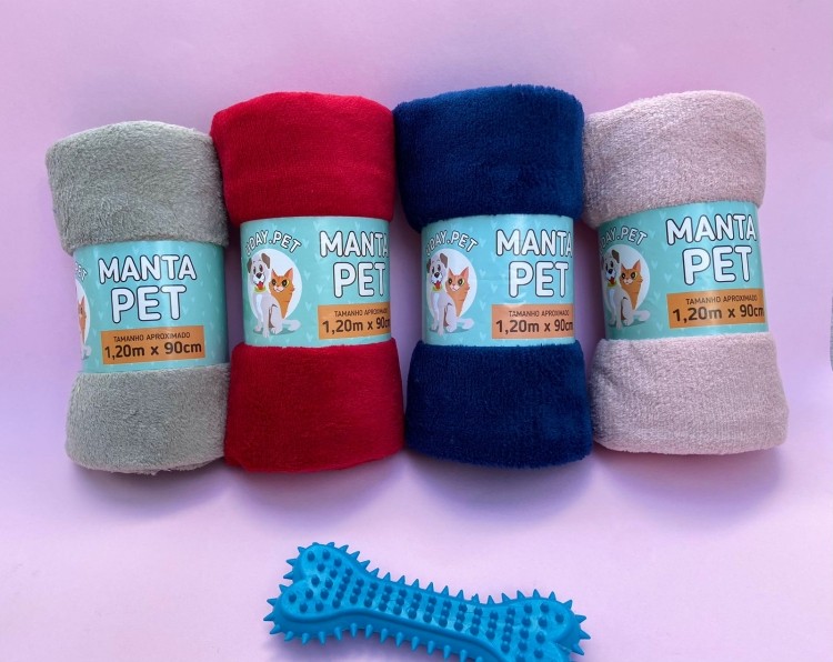 Manta Fleece Pet Sortidas