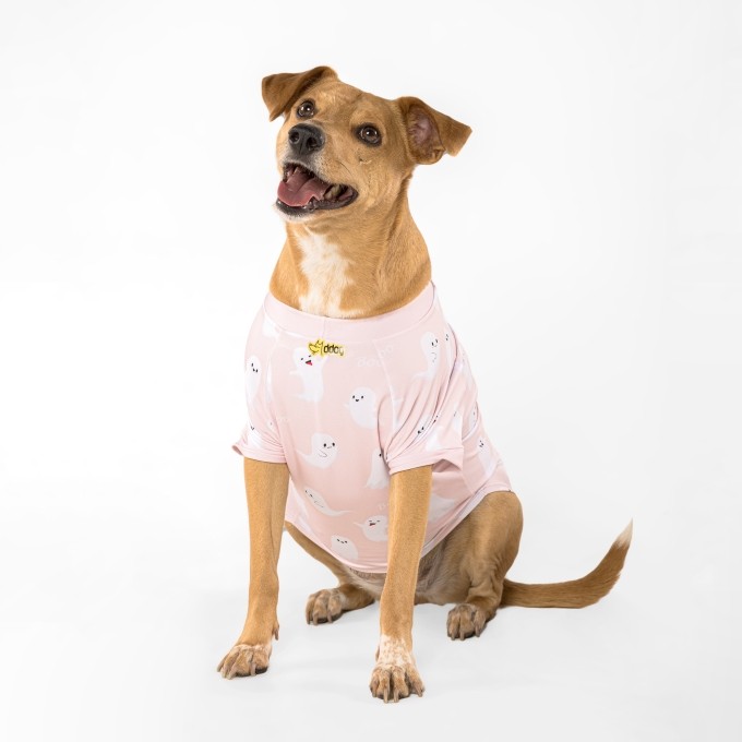 Blusa Pet Fantasminha Rosa