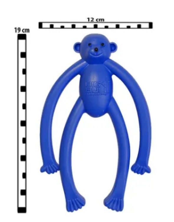 Mordedor Pet Macaco Azul Bic