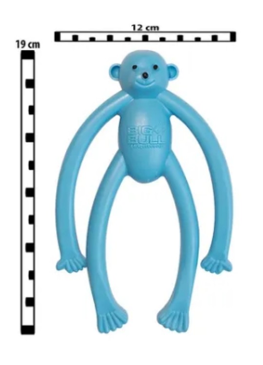 Mordedor Pet Macaco Azul Claro